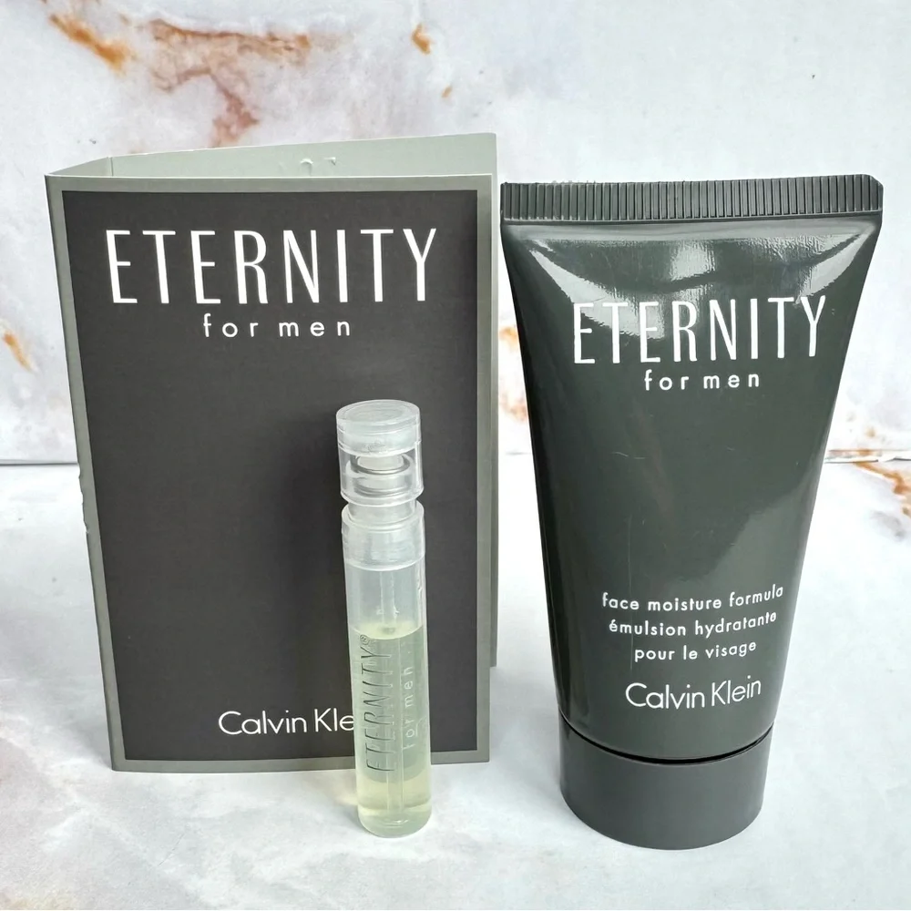 Calvin Klein Eternity For Men Face Moisture Formula Moisturizer/Travel Cologne